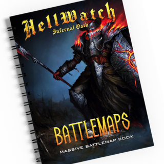 HellWatch - Dark Fantasy-themed Massive Printed Battlemap Book