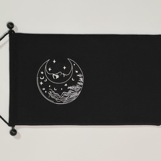 Glow in the Dark Moon Face pin banner