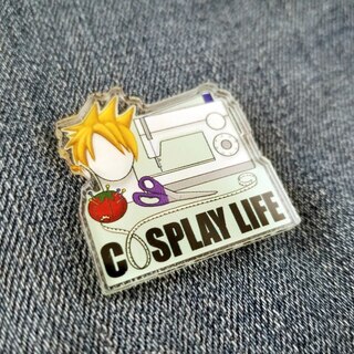 Cosplay Life Pin