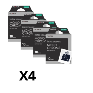 Instax SQUARE Monochrome Film 4 pack
