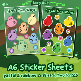 A6 Sticker Sheet