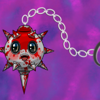 Chibi Murder Mace Acrylic Keychain (Happy Addition)