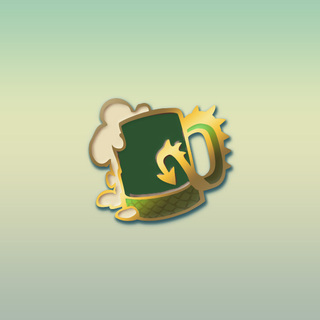 Dragon Mug mini pin