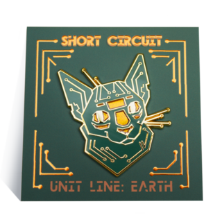 Circat Enamel Pin