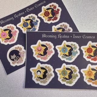 Blooming Realms Inner & Outer Cosmos Sticker Sheets