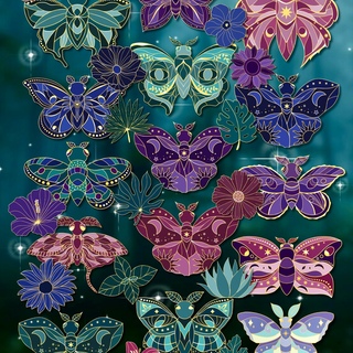 Flutter & Flora Mystery Pins Bag
