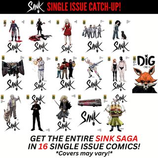 SINK Single Issue Complete Catch-Up Set (SINK #1-15, Dig #1)