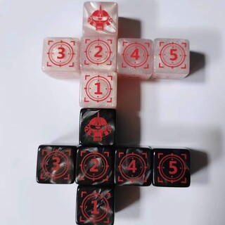 Mechatop - Custom Dice Mono-Eye WHITE vers,