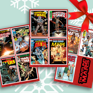 Traveling To Mars HOMAGE Covers Sticker Pack