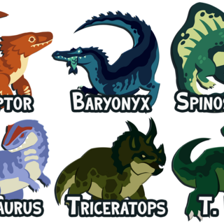 Paleo "Dinos" Set