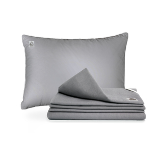Alpha™ Silver Deluxe Set - 2x Sheets & 2x Pillow Cases P/O