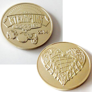 Steampunk Goggles Coin