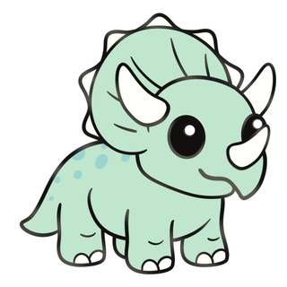 Triceratops Pin