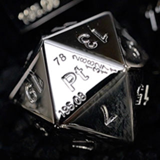 Platinum Plated D20