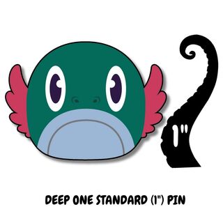 Deep One Standard (1") Enamel Pin