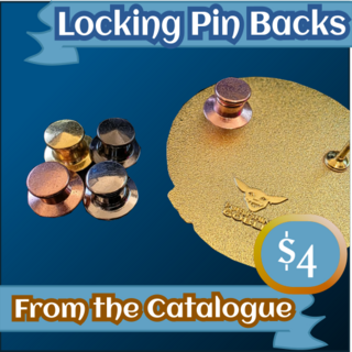 Locking Pin Backs
