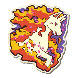 Fire horse sticker