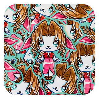 Final Fantasy Aerith Waterproof Glossy Sticker
