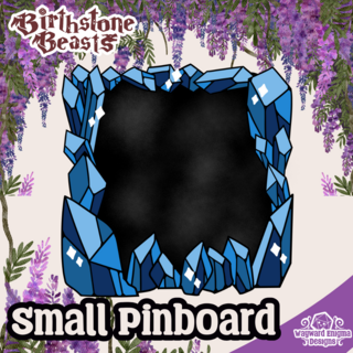 Birthstone Beast Small Pinboard