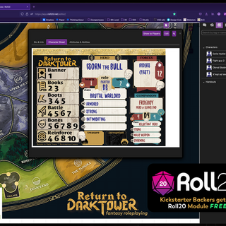 Roll20 Module - Return to Dark Tower RPG