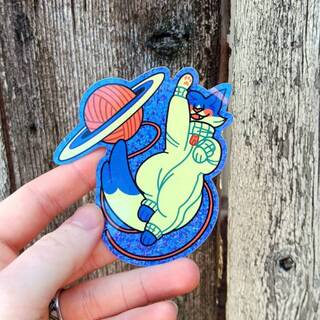 PINTOPIA 2025 - Felicette Large Glitter Sticker