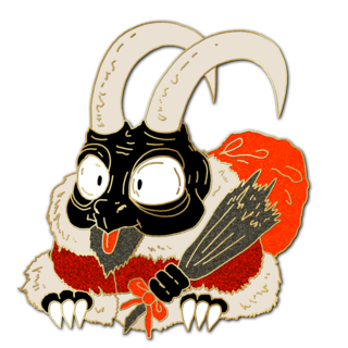 Pin - Krampus Derpy - Festive