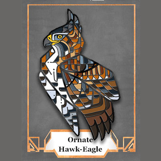Ornate Hawk-Eagle Pin