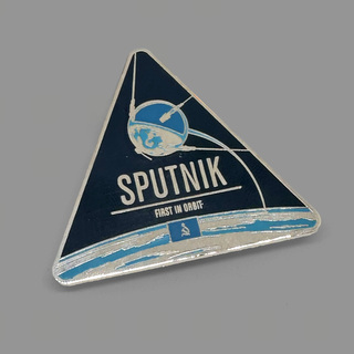 Sputnik Enameled Pin