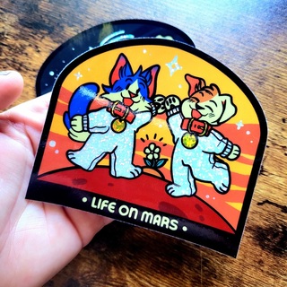 LIFE ON MARS Sticker