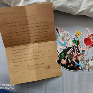 Handwritten Letter from a Character