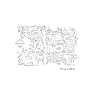 Hand-drawn Kingdom of Abalium Map + PDF