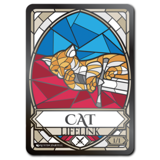 Metal Token - Cat