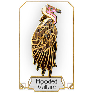 Hooded Vulture Pin