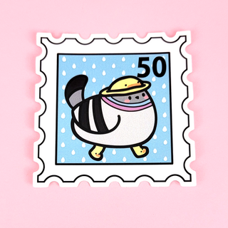 Vinyl Sticker - Ducky Boots Poe Stamp