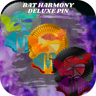 Bat Harmony Deluxe Pin