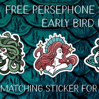 Persephone collab sticker