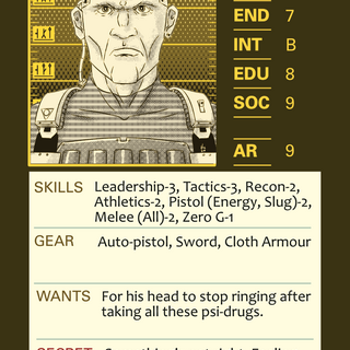 Physical: 36 Contacts Card Deck for your Cepheus Engine Game!