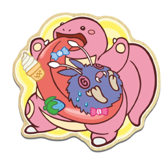 Lunch time wooden pin