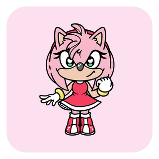 Enamel Pin - Amy Rose
