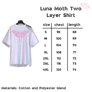 Luna Moth Two Layered Shirt