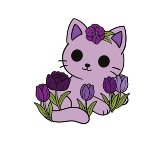 Tulip Kitty Pin