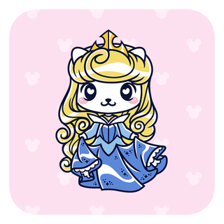 Nya Nya Neko Aurora Blue Gown