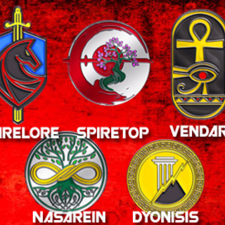 Ravenore Kingdom Logo Pin Set of 5 by Fansets