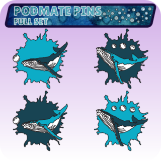 Enamel Pins - Podmate Full Set