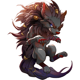 Sticker: Fenrir Wolf Chibi