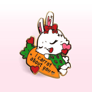 Enamel Pin I Carrot About You Bunny