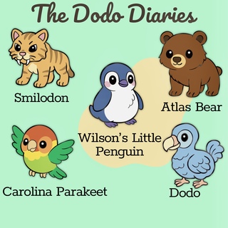 Dodo Diaries Mini Pin Set