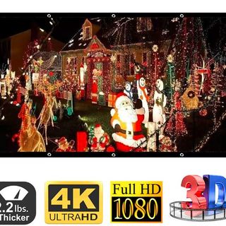 Large (120 inch) projector screen