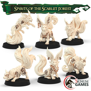 Fox Spirits from the Scarlet Forest