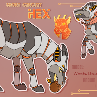 Hex Character Sticker Sheet